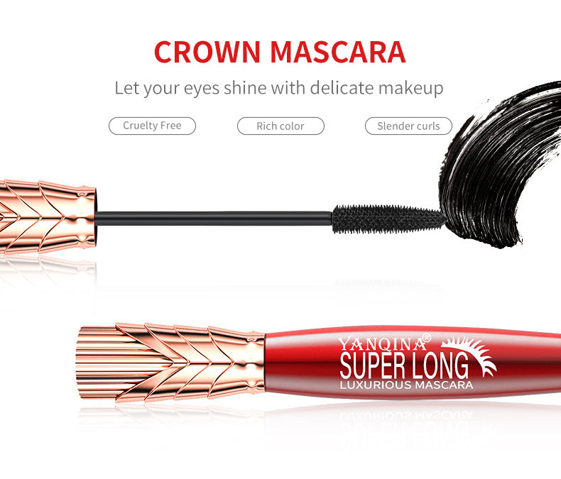 Waterproof long crown mascara