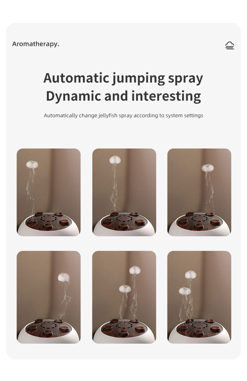 Jellyfish dynamic aromatic humidifier