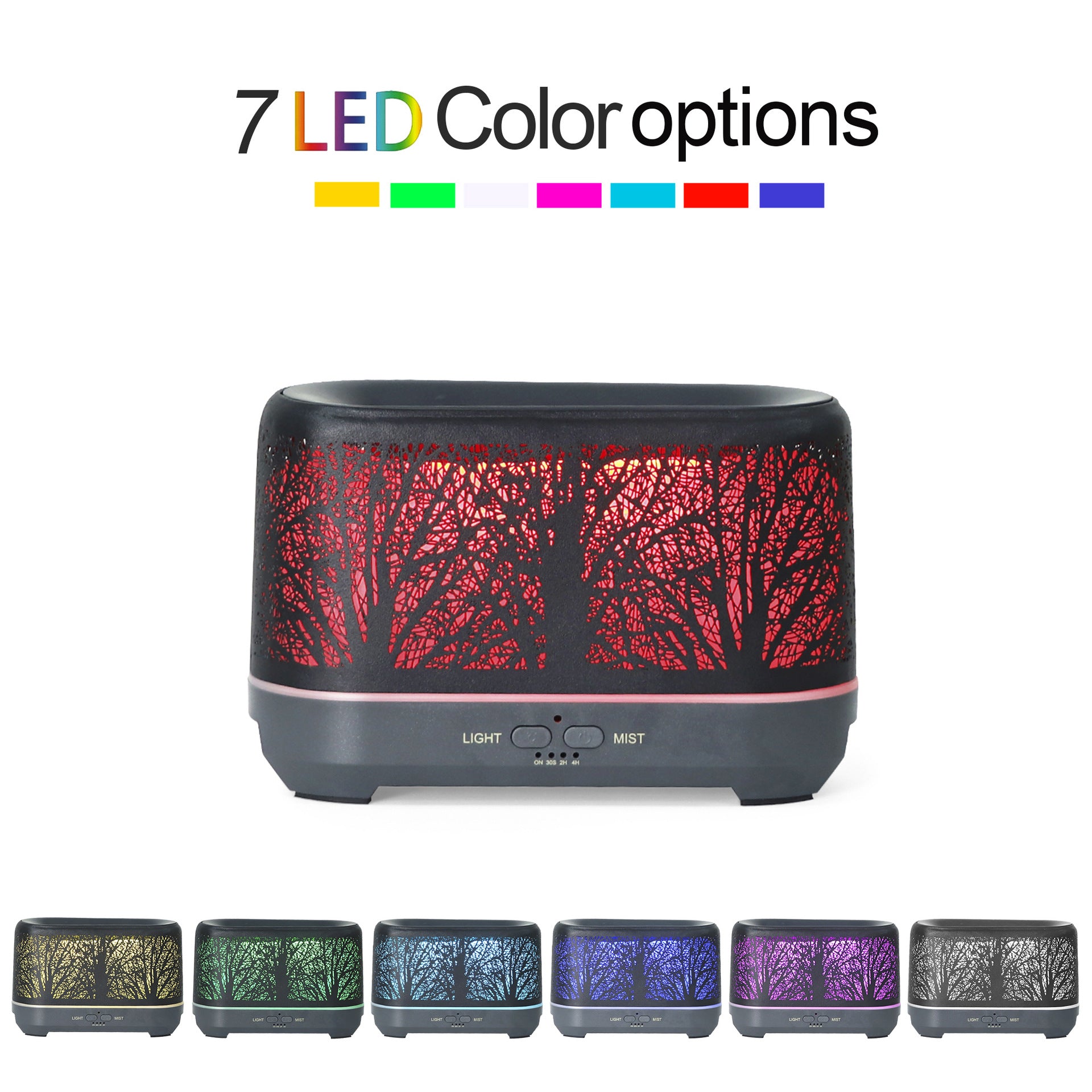 Hollow lantern flame humidifier