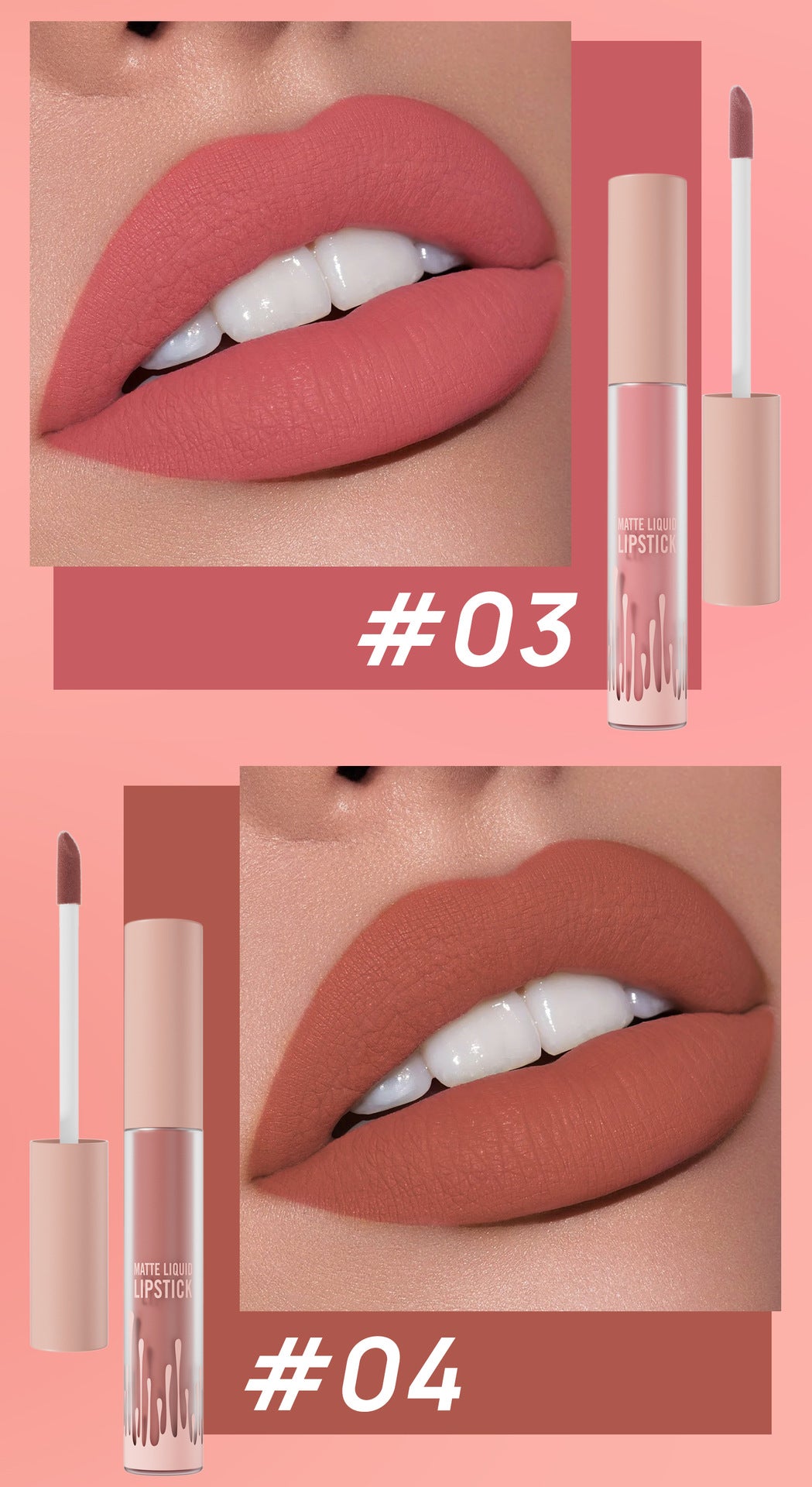 Hellokiss matte lip glaze/velvet liquid lipstick/Matte lip glaze