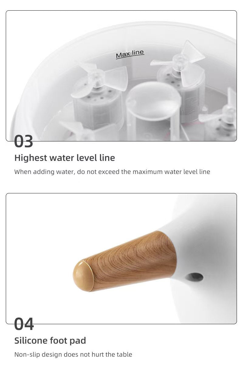 Jellyfish dynamic aromatic humidifier