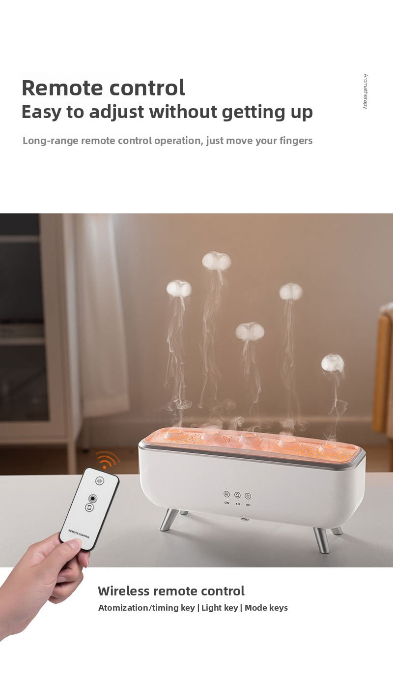 Dynamic jellyfish aromatherapy humidifier
