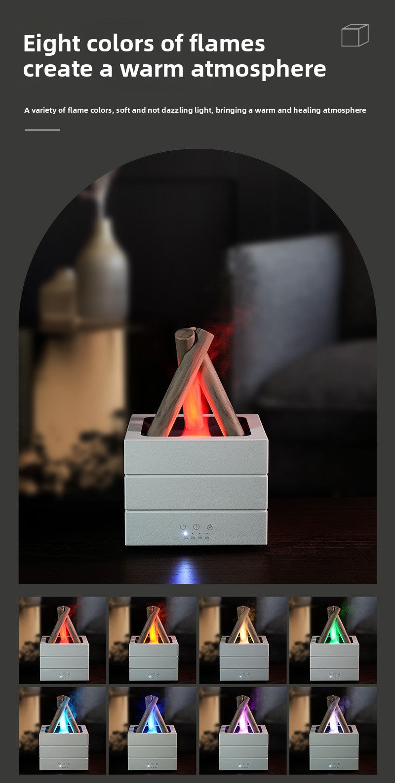Campfire aromatherapy air humidifier