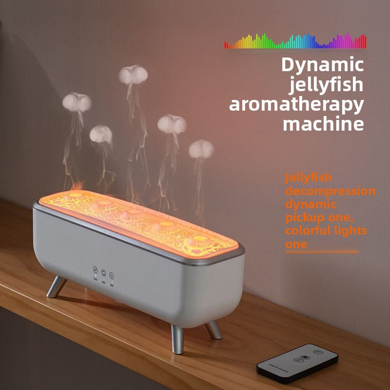 Dynamic jellyfish aromatherapy humidifier