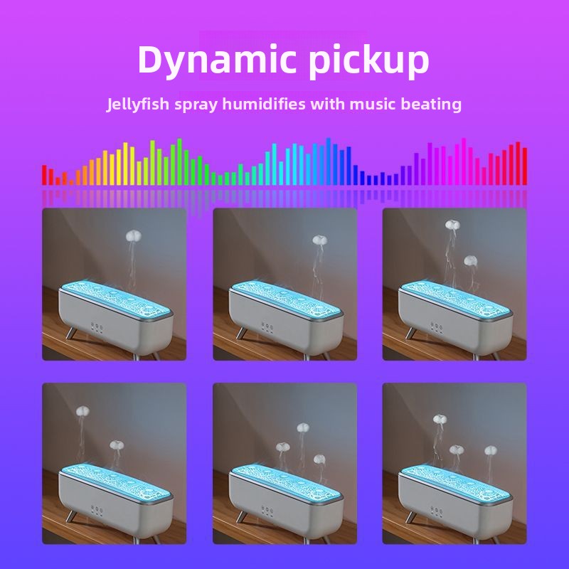 Dynamic jellyfish aromatherapy humidifier
