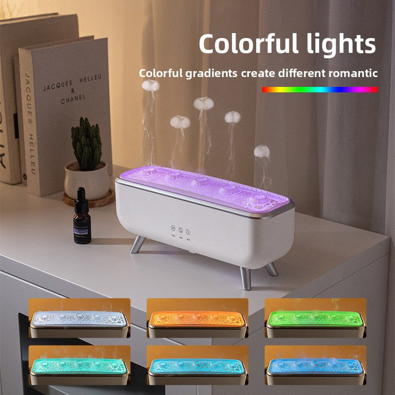 Dynamic jellyfish aromatherapy humidifier