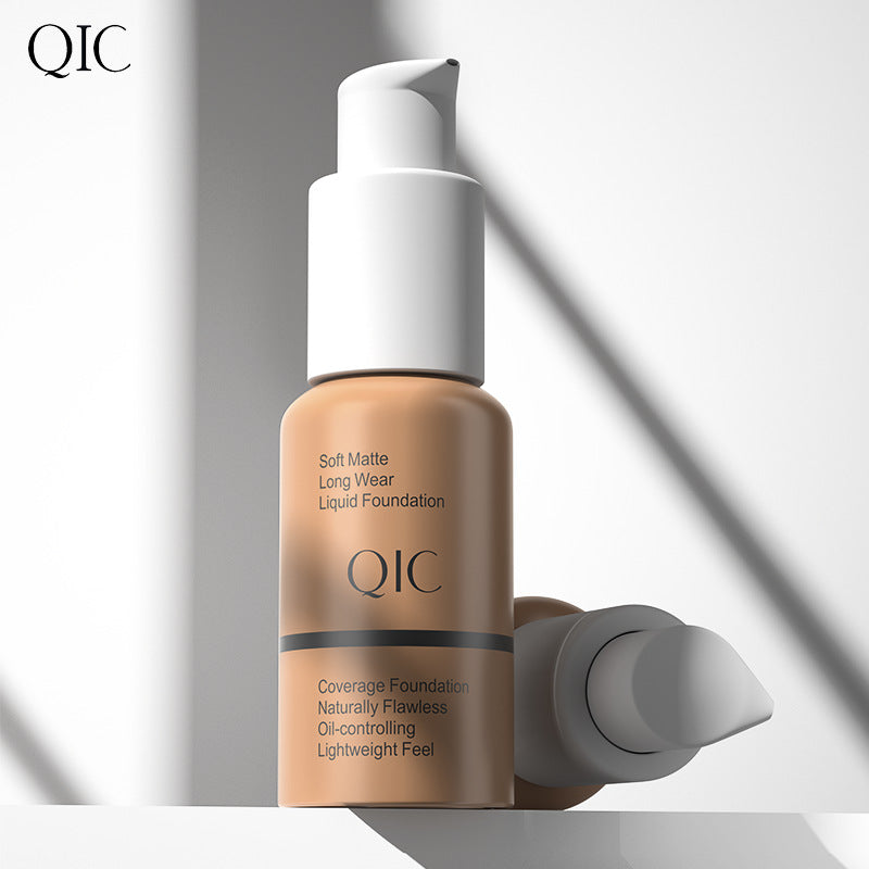QIC bronze Brightening Moisturizing Oil Control Concealer liquid foundation